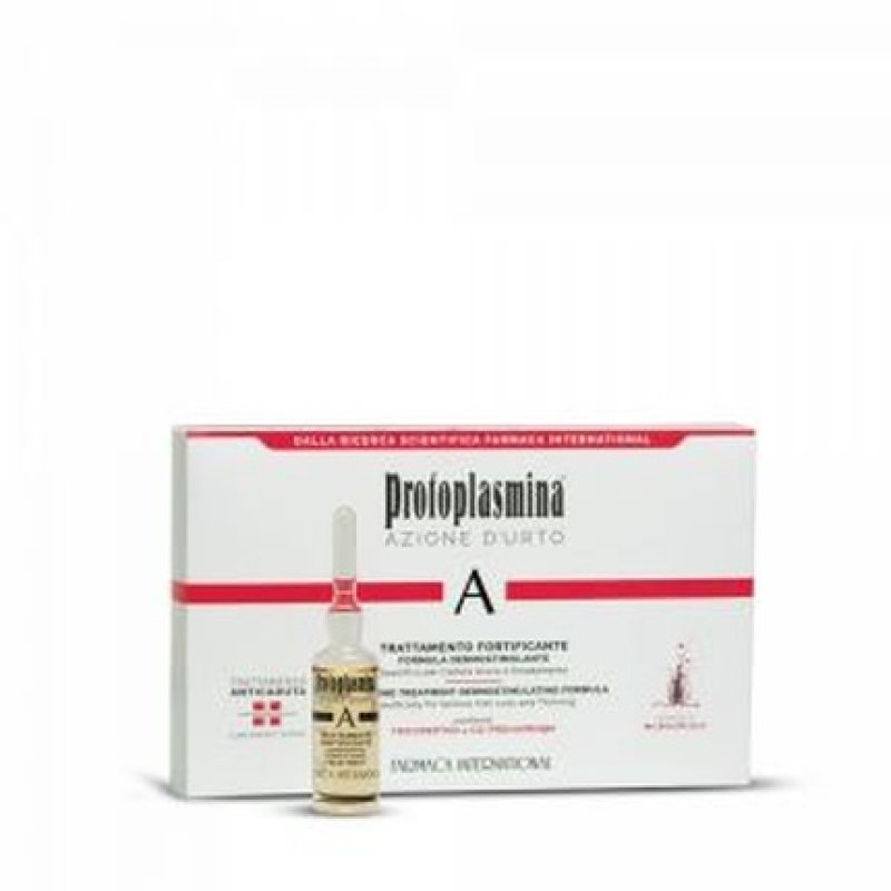 Protoplasmina Shock Action Ampoules - 6 X 8ml Fortifying Treatment For Hair Loss