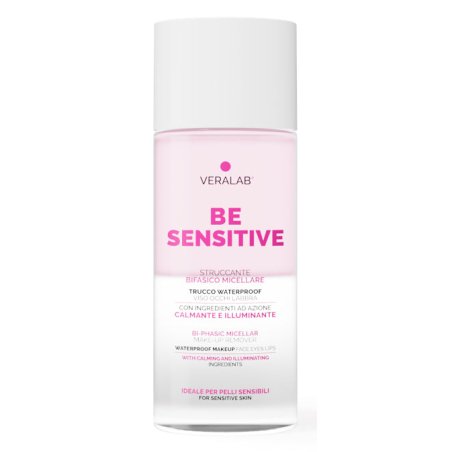 Veralab Be Sensitive Biphasic Micellar Make-Up Remover Face Eyes And Lips