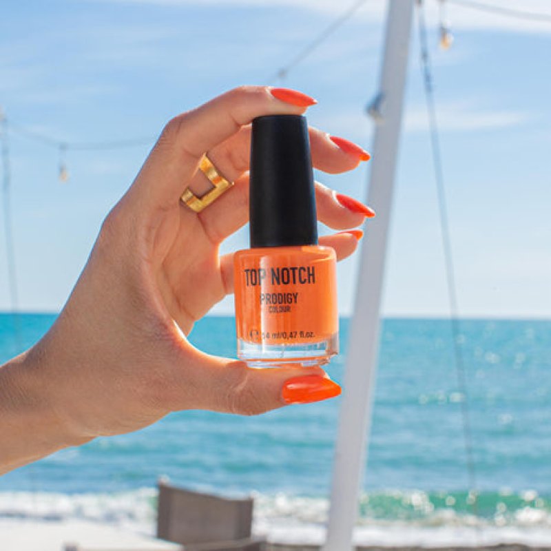 Top Notch by Mesauda Prodigy Colour vernis à ongles 14 ml Orange
