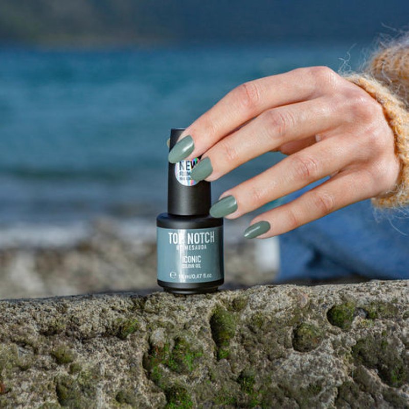 Top Notch by Mesauda Iconic Colour Gel vernis à ongles 14 ml Vert