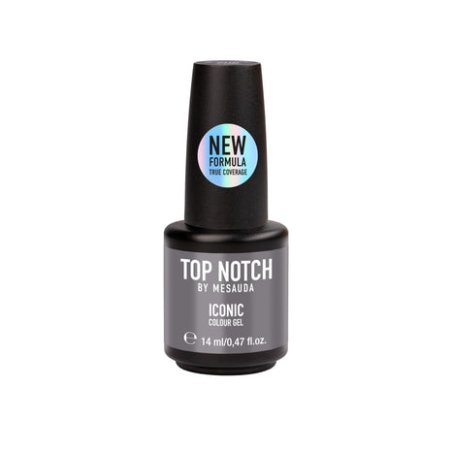 Top Notch by Mesauda Iconic Colour Gel nail polish 14 ml Grey