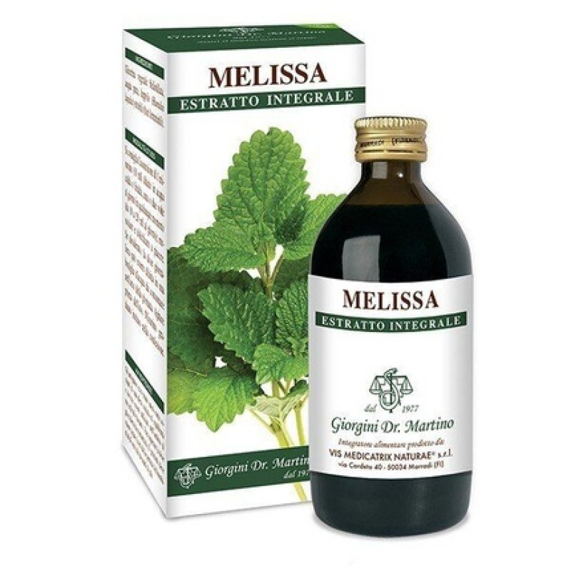 Dr. Giorgini Food Supplement, Melissa Whole Liquid Extract Alcohol-Free