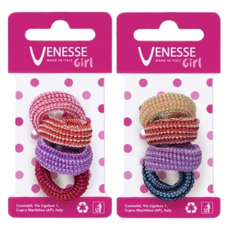 VENESSE ELASTICI BIMBA SPUGNA MILLERIGHE 4 PZ