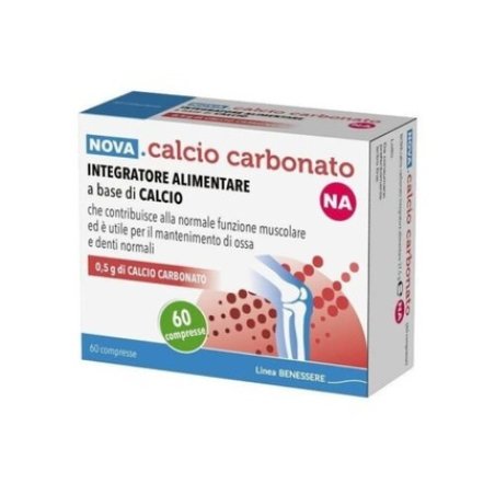 Nova Argentia Nova NA Calcium Carbonate Supplement 60 Tablets