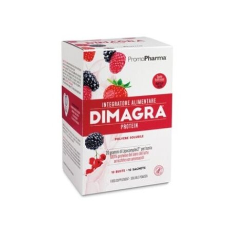PromoPharma Dimagra Protein Dietary Supplement Red Fruits