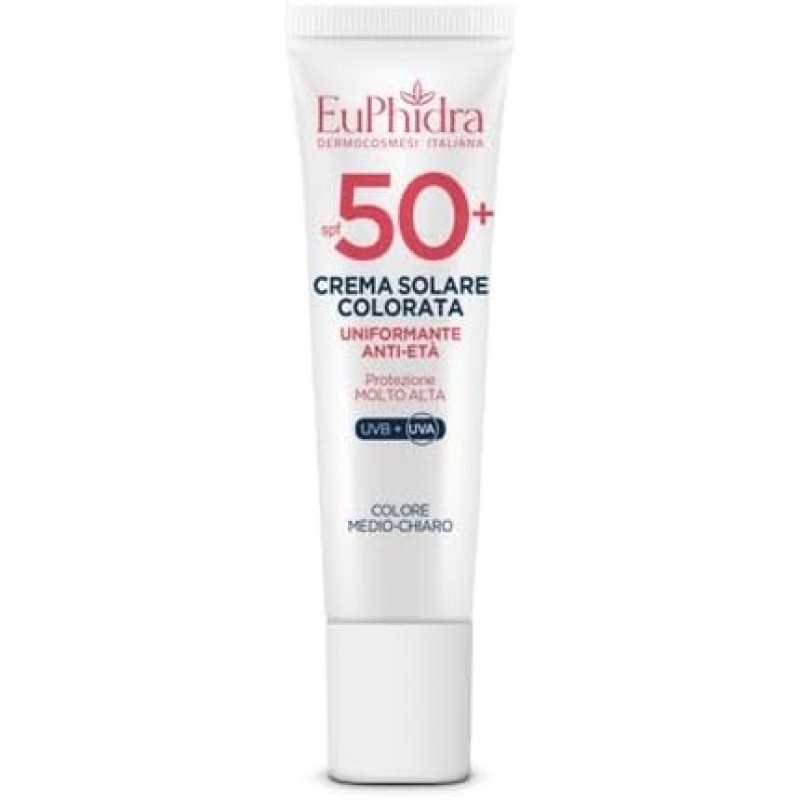Euphidra Coloured Face Sun Cream SPF 50 Anti-Age