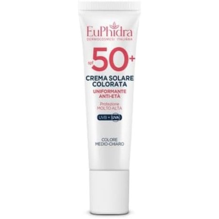 Euphidra Coloured Face Sun Cream SPF 50 Anti-Age
