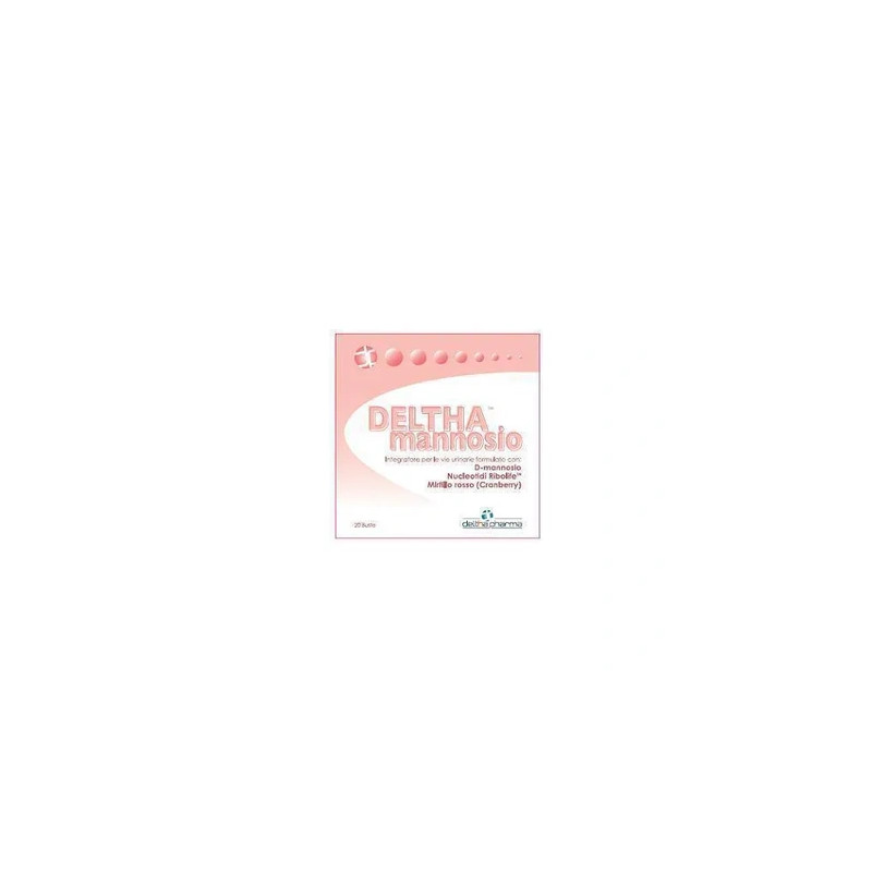 Deltha Pharma Deltha Mannosio - 20 Sachets, 60 Grams
