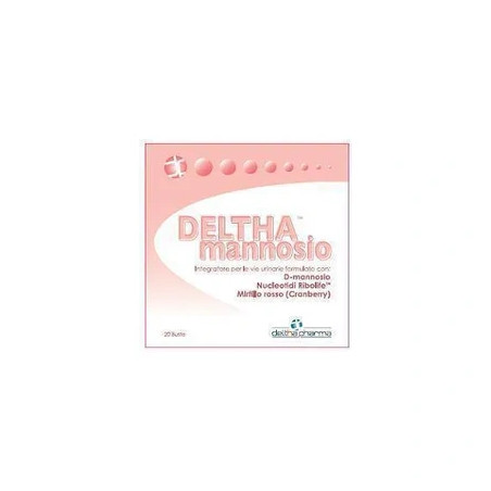 Deltha Pharma Deltha Mannosio - 20 Sachets, 60 Grams