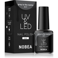 NOBEA UV & LED Nail Polish Grey 29 6 ml