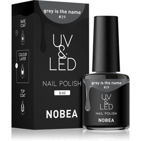 NOBEA UV & LED Nail Polish Grey 29 6 ml