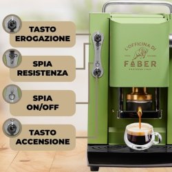 Faber Pro Deluxe Coffee Machine for 44mm ESE Pads