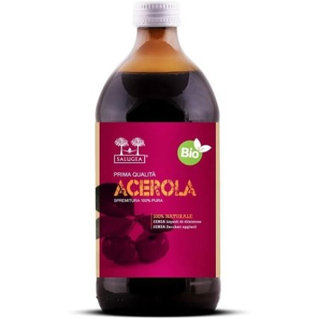 Salugea Organic Acerola Juice 100% Pure and Organic Fluidifying Supplement