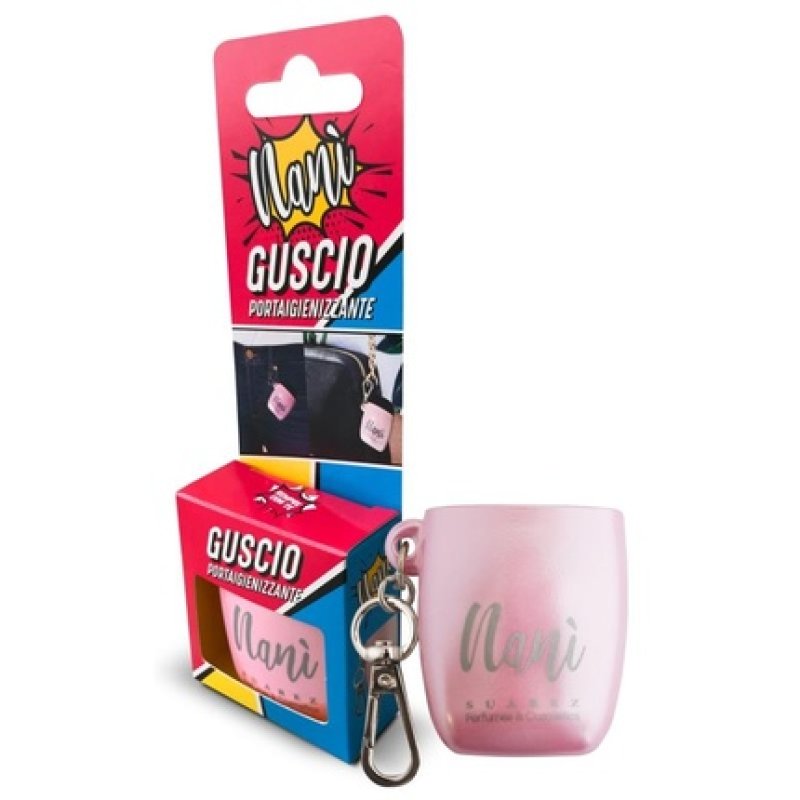 Hand Sanitizer with Keychain Holder - NANI, Pink