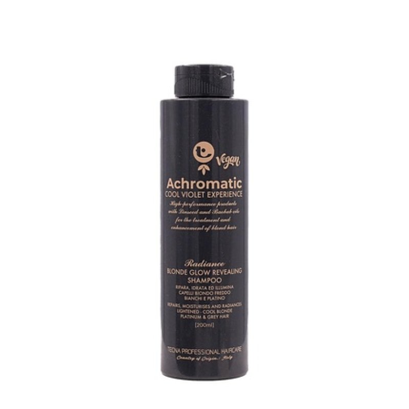 Tecna Achromatic Blonde Glow Revealing Shampoo 200ml - Shampoo Against Yellowing