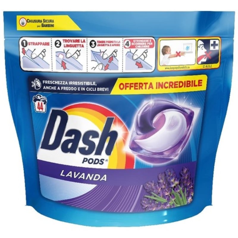 DASH ECODOSI Washing Machine 44 pcs Lavender