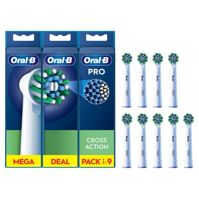 Oral-B CrossAction 9 Replacement Heads