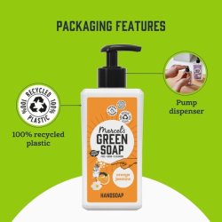 Marcel's Green Soap Hand Soap Orange & Jasmine 250ml