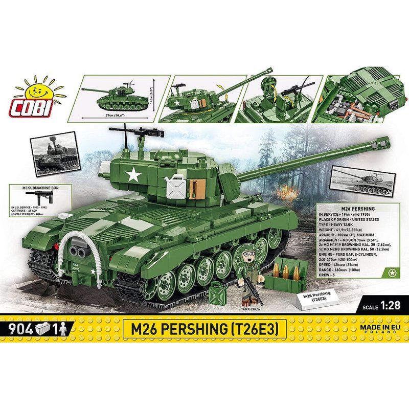 M26 Pershing T26E3 (Maßstab 1:28)