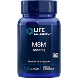 Life Extension Msm Joint Support 1000mg - Supports Normal Joint Health And Mobility - 100 Capsules