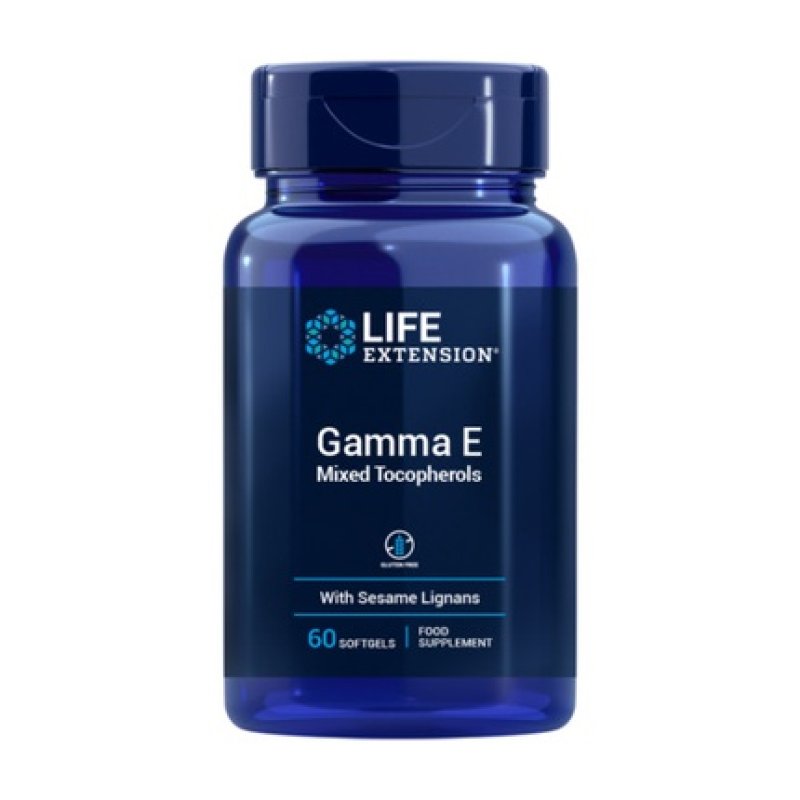Life Extension Gamma E Mixed Tocopherols 60 Softgels