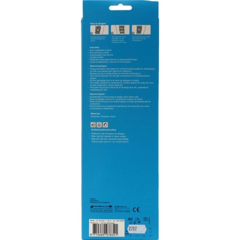 Emdee Patella And Knee Bandage Blue