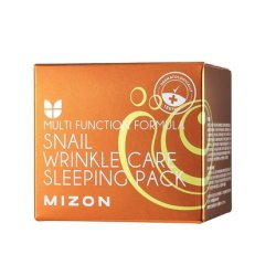 MIZON Snail Line Snail Wrinkle Care Sleeping Pack Nourishing Mask Firming Mask for Damaged Skin Anti-Wrinkle Care 2.7