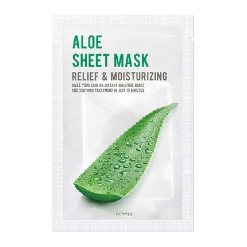 Eunyul Aloe Moisturizing And Soothing Sheet Mask 22ml