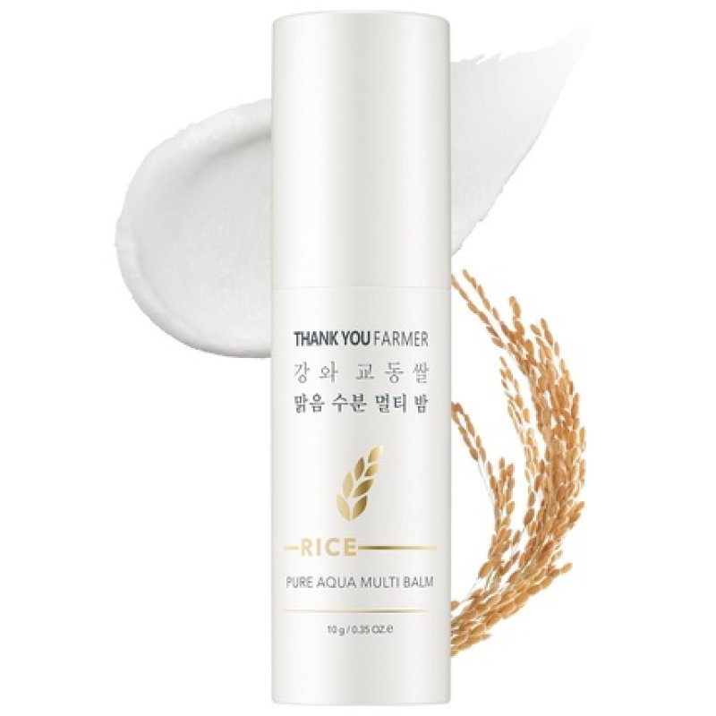 THANKYOU FARMER Rice Pure Aqua Multi Balm Exclusive Korean Rice Extract 5 Ceramide Eye Treatment Balm Korean Multi Balm