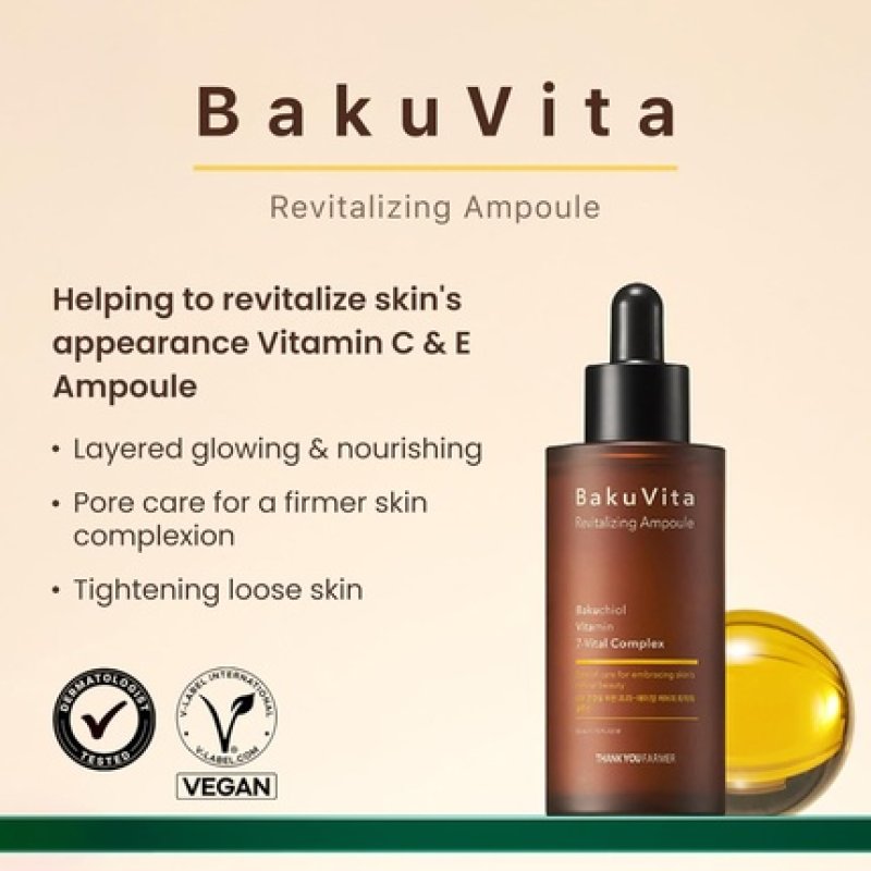 Thankyou Farmer Bakuvita Revitalizing Ampoule 50ml