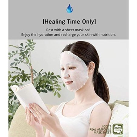 Green Tea Real Ampoule Mask Korean Cosmetics Sheet Masks 27ml