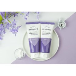 Jigott Vita Solution 12 Brightening Cleansing Foam 180ml