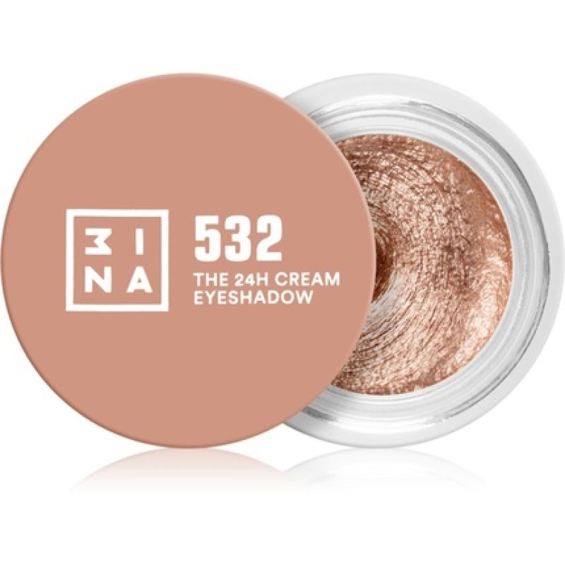3INA The 24H Cream Eyeshadow - Bronze, 3 ml