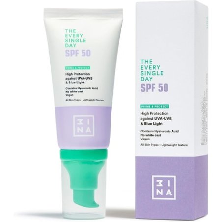 3INA Makeup The Every Single Day SPF50 Sunscreen Face Moisturizer with Hyaluronic Acid 50ml