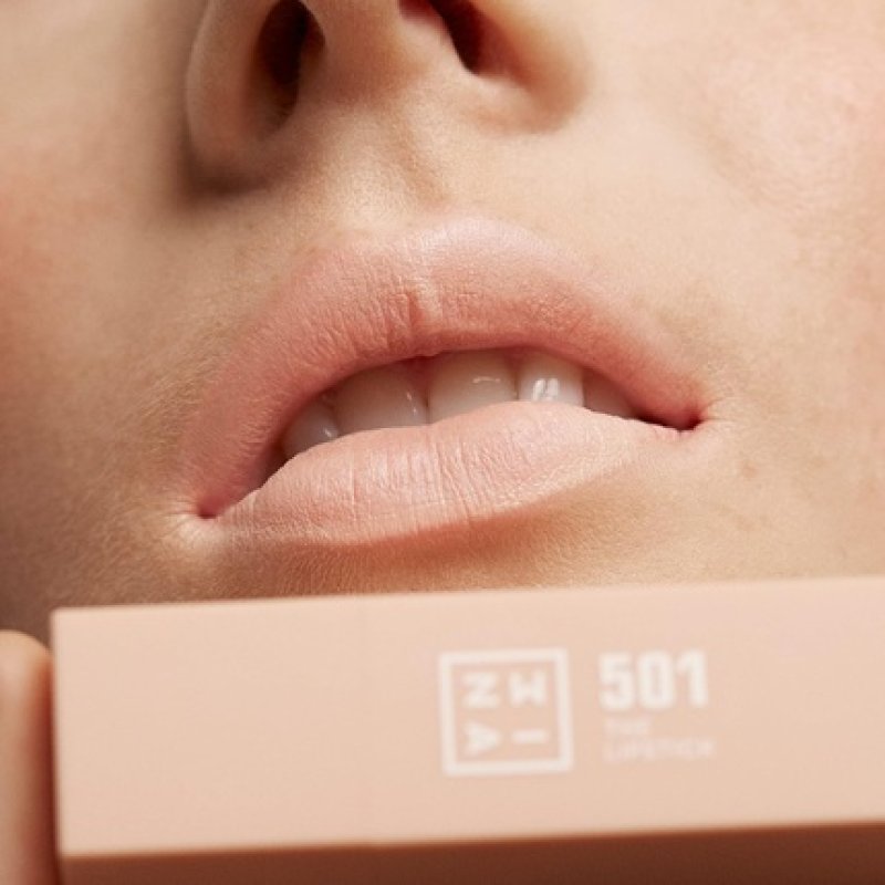 3INA MAKEUP The Lipstick 501 Cream Lipstick with Vitamin E and Shea Butter to Nourish the Lips Long Lasting Lip Colour