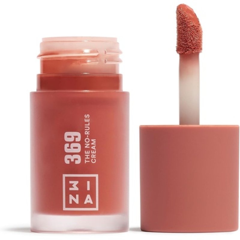3INA MAKEUP The No-Rules Cream 369 Pink Brown Liquid Blush Matte Blush for Sensitive Eyes Lips & Cheeks with Sweet