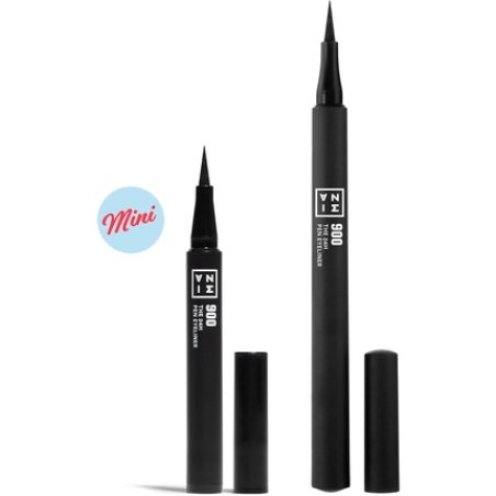 3INA MAKEUP The 24H Pen Eyeliner 900 Black Liquid Eyeliner 24h Longwear Travel Size Matte Liner Sensitive Eyes - Mini