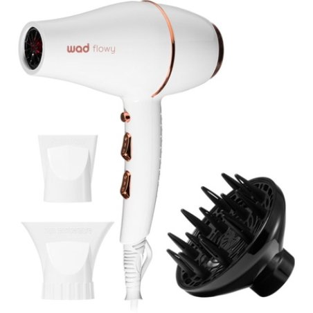 Flowy White Hair Dryer - Beauty - Hair Care - Hair Styling Tools - Hair Dryers