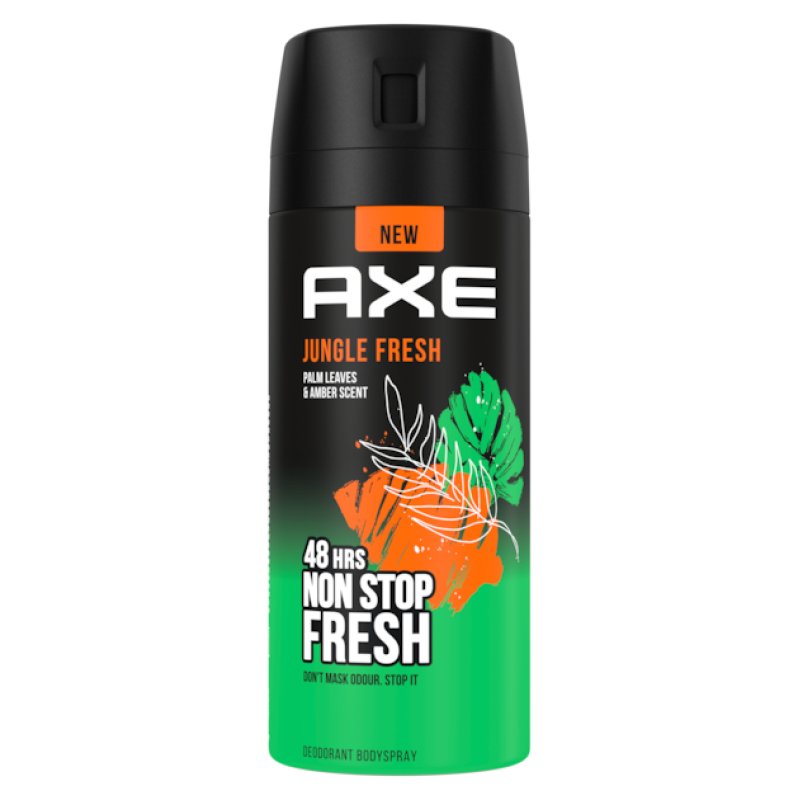Axe Bodyspray Jungle Fresh Deodorant without Aluminum 150ml
