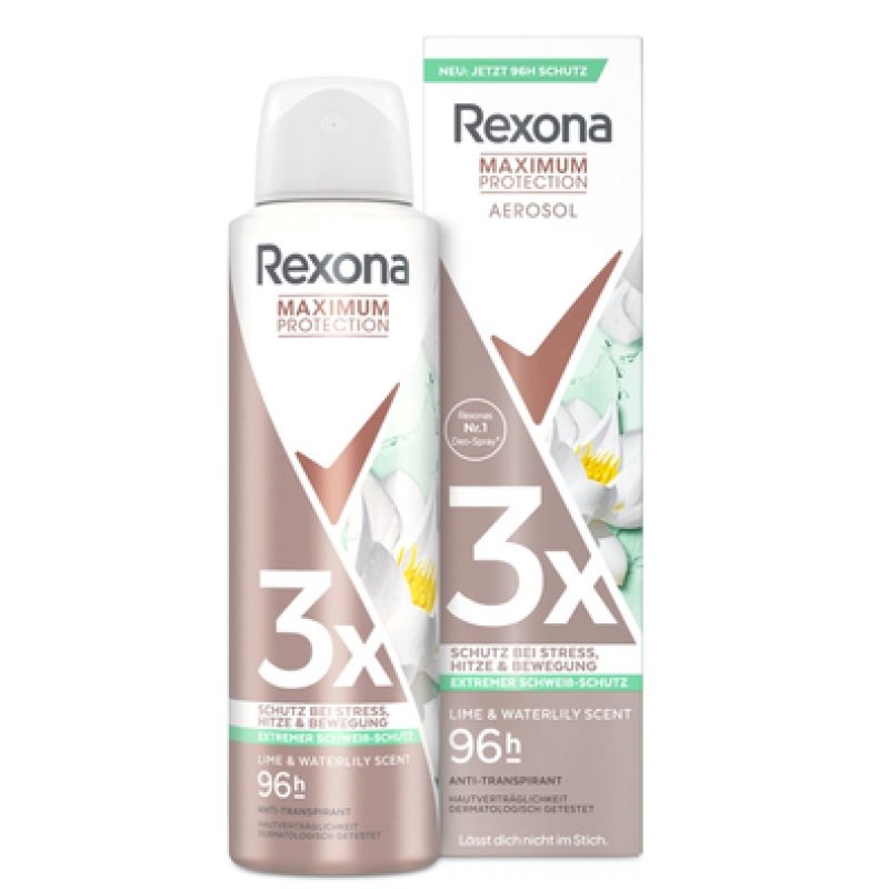 Rexona Women Maximum Protection Deodorant Spray Anti-Transpirant Lime & Waterlily 150ml