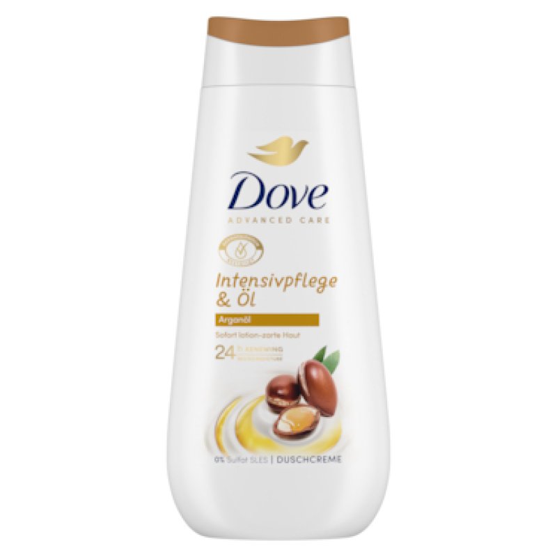 Dove Advanced Care Nourishing Shower Cream Intensive Care & Oil 225ml