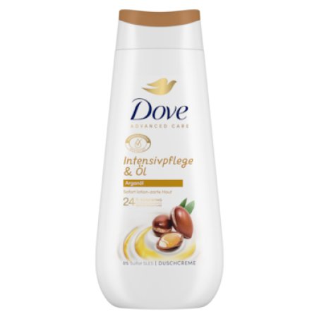 Dove Intensivpflege & Öl 225 ml Crème de douche Femmes Corps