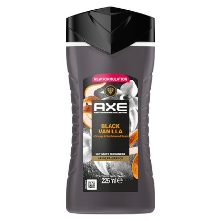 Axee Prestige Collection Black Vanilla Shower Gel 12 Hour Freshness