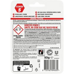 Domestos Power 5 Toilet Stone Lime Toilet Cleaner