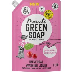 Marcel's Green Soap Universal Refill Patchouli & Cranberry - Eco-Friendly Laundry Detergent