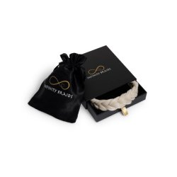 Infinity Braids Regular Braid Lizzy Ashy Ribbon