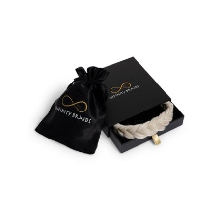 Infinity Braids Regular Braid Lizzy Ashy Ribbon