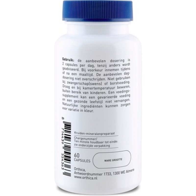 Orthica Magnesium Plus Minerals - 60 Capsules