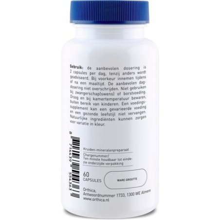 Orthica Magnesium Plus Minerals - 60 Capsules