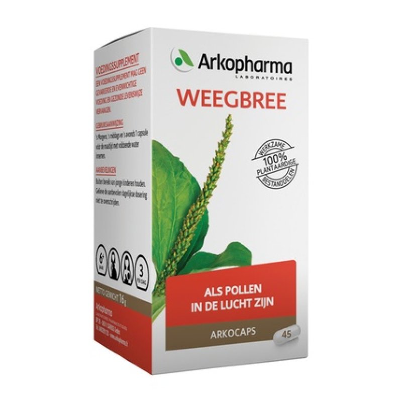 Arkopharma Arkocaps Weegbree - Organic Herbal Supplement